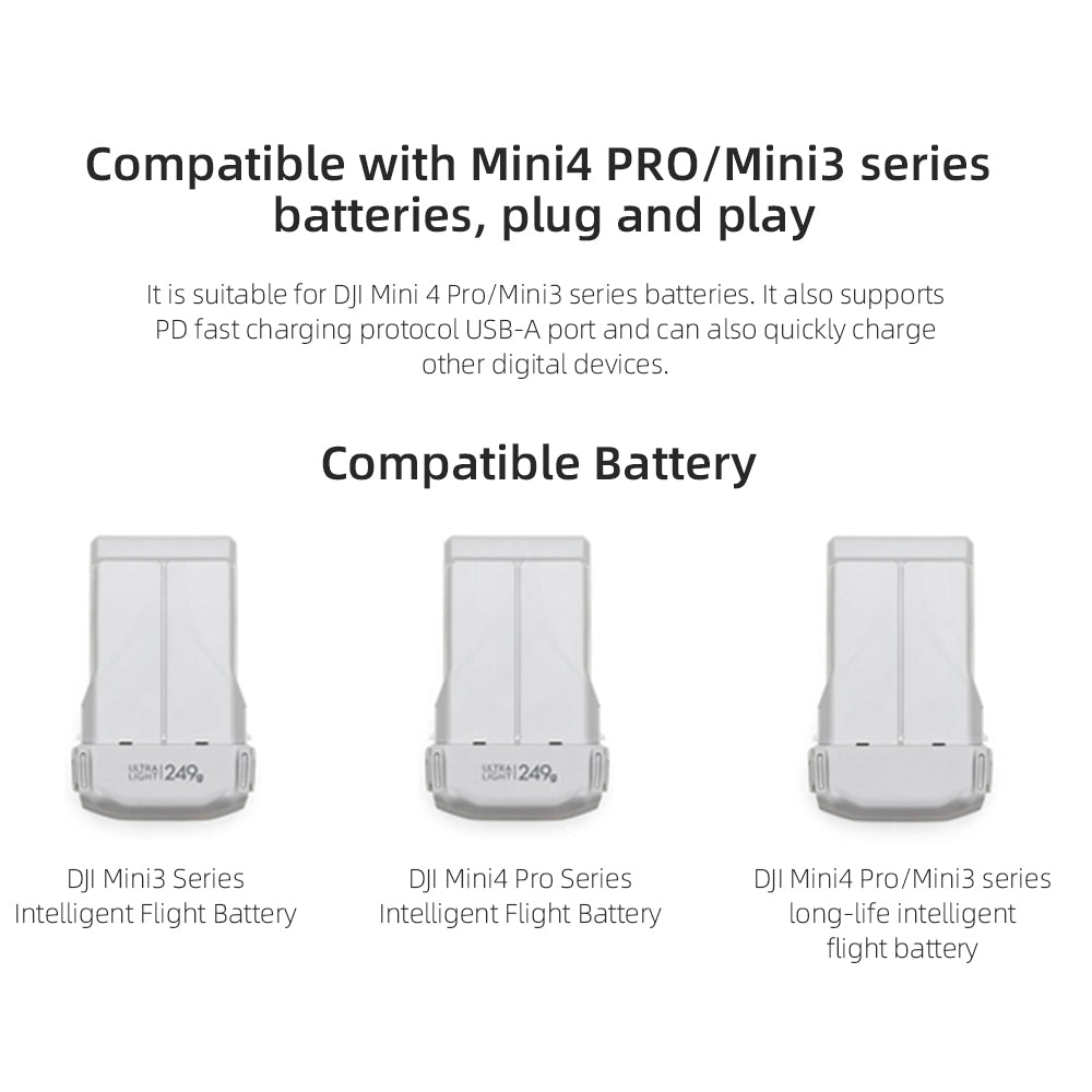 LKTOP 37W  Mini 4 Pro/Mini 3 Series Two-Way Charging Hub